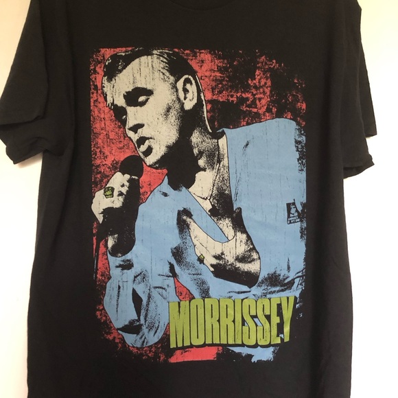 Morrissey Black Band Tee Shirt - Picture 2 of 4
